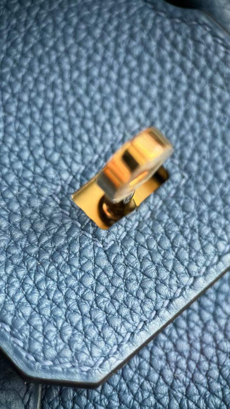 Bahrain HM BK 25cm togo S4深邃蓝 Deep Blue 金扣