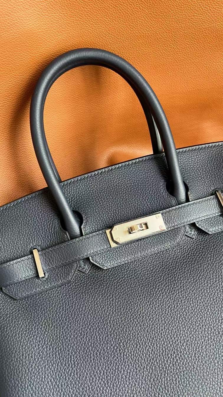 Qatar Doha Hermès BK 25 Togo 2Z Blue Nuit