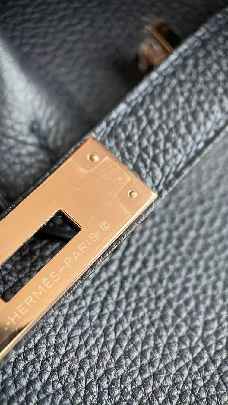 Qatar Doha Hermès BK 25 Togo 2Z Blue Nuit