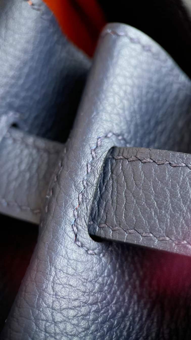 Qatar Doha Hermès BK 25 Togo 2Z Blue Nuit