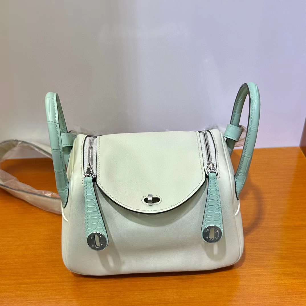 Mini LD Touch Swift 0S Vert Fizz 气泡绿/雾面美洲鳄鱼新薄荷绿 银扣