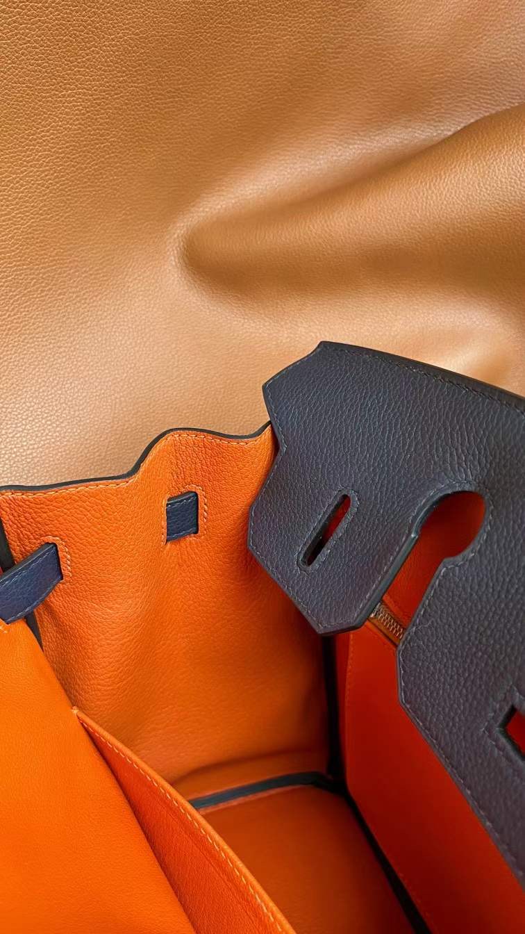 Qatar Doha Hermès BK 25 Togo 2Z Blue Nuit