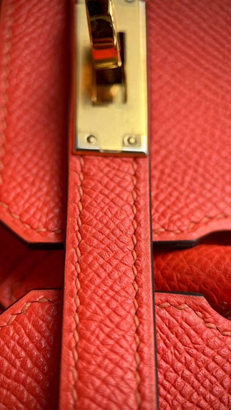 HM bk 25cm epsom 9T Capucine