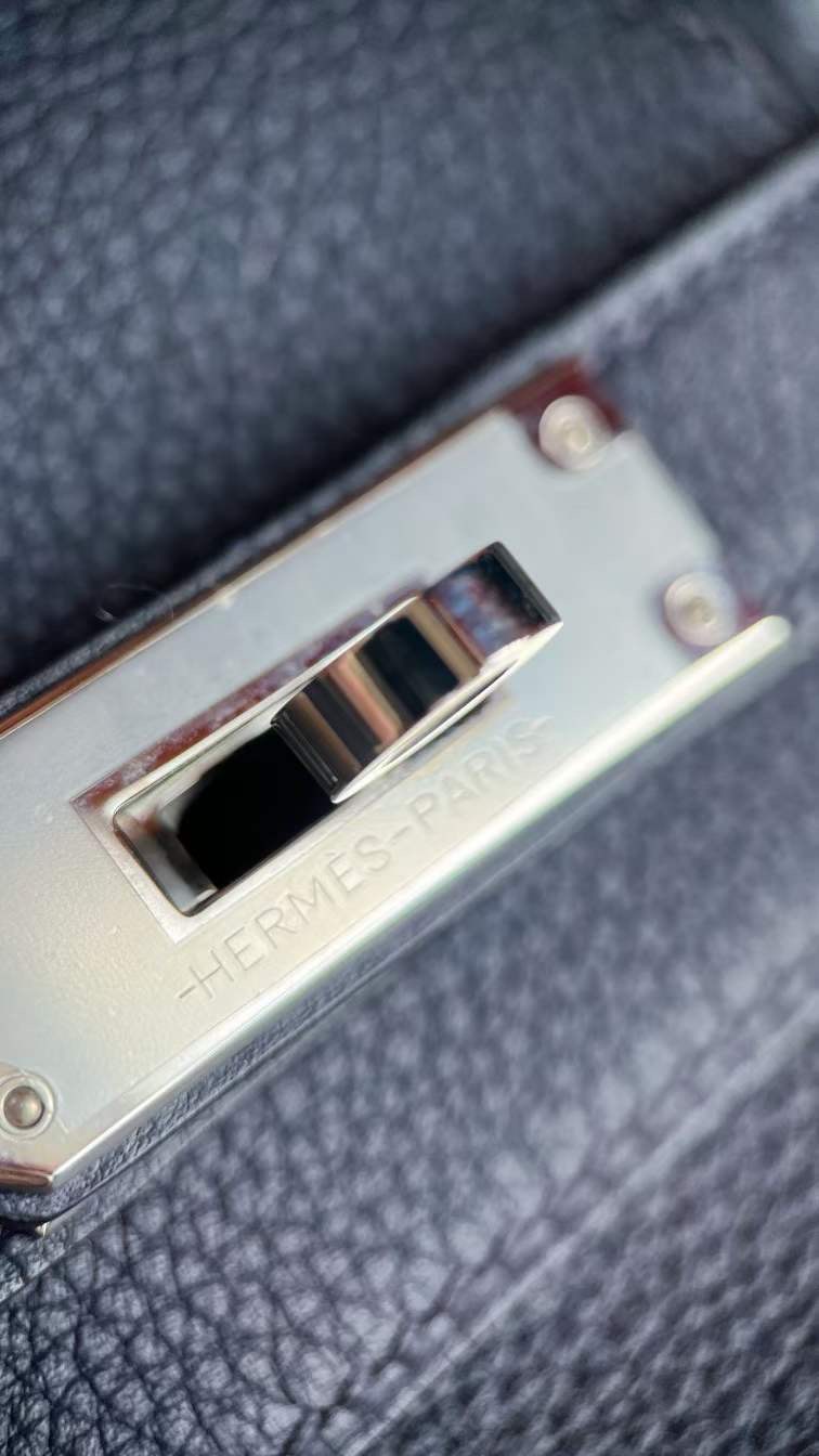 Qatar Doha Hermès BK 25 Togo 2Z Blue Nuit