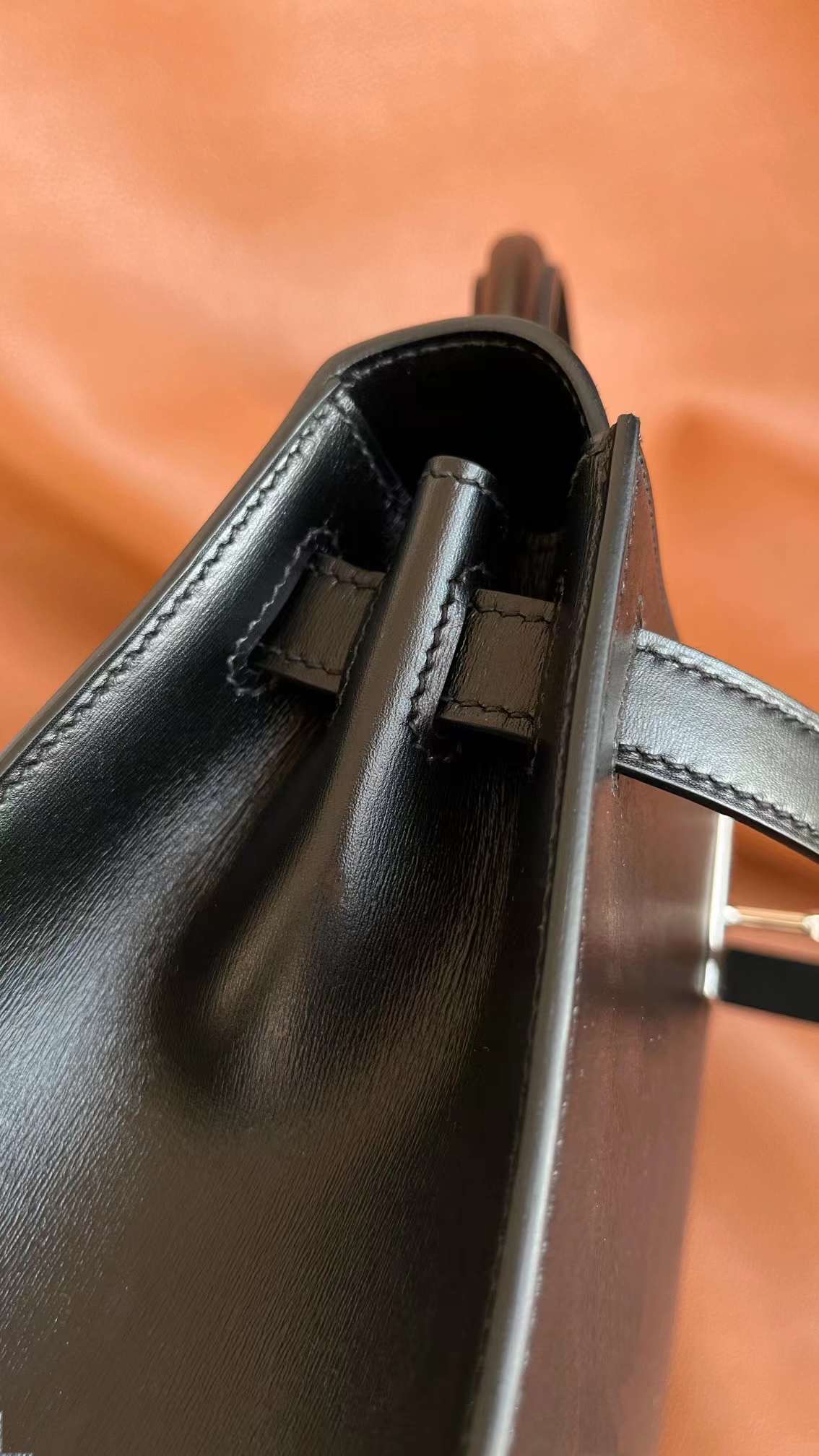 HM KL 28cm Box Leather Ck89 Noir