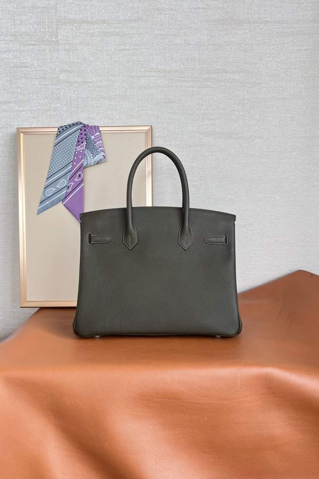 Vietnam Hanoi HM BK 25cm Togo C6 Vert De Gris 灰绿色