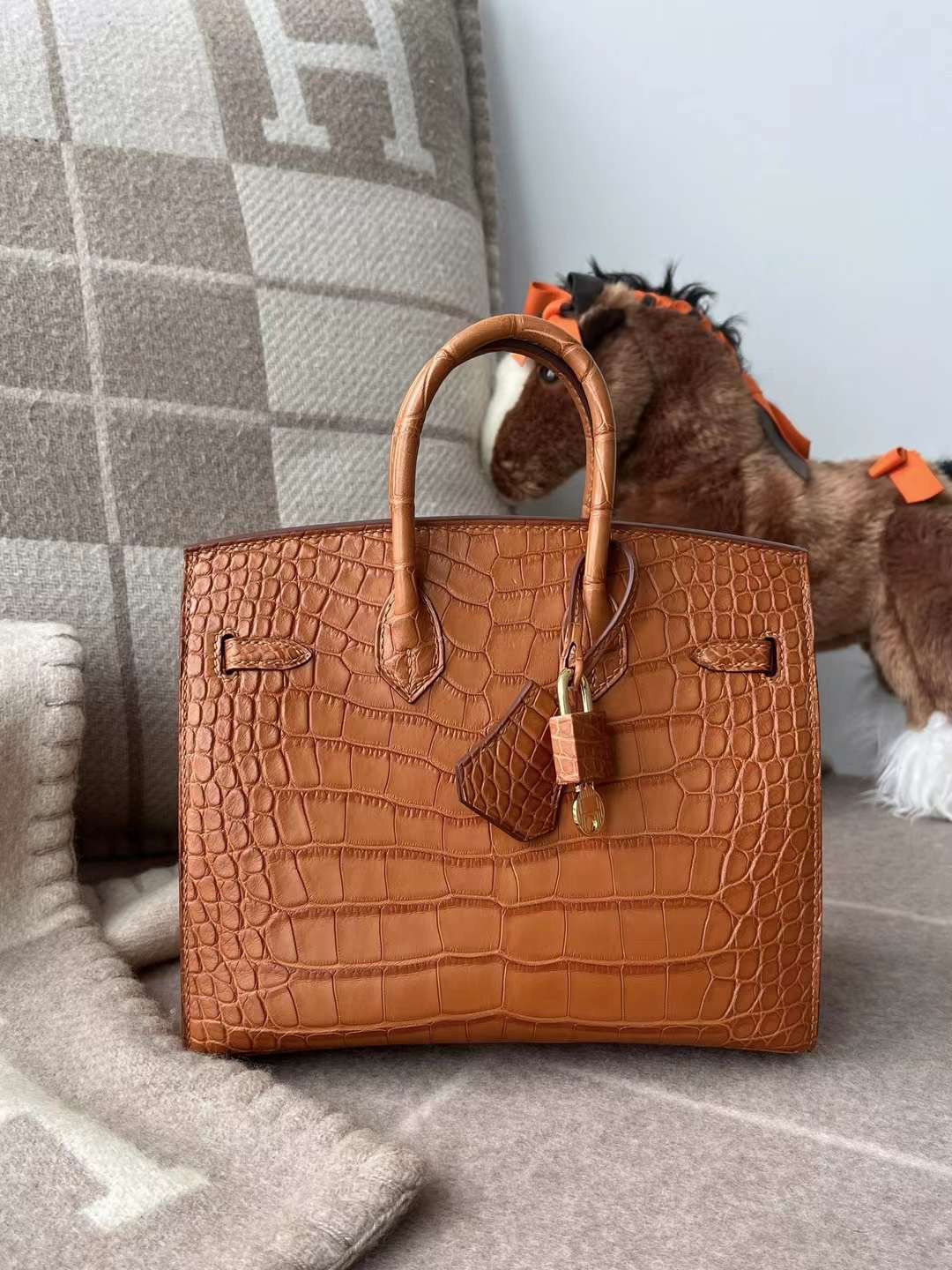 HM bk 20cm crocodile ck37 gold