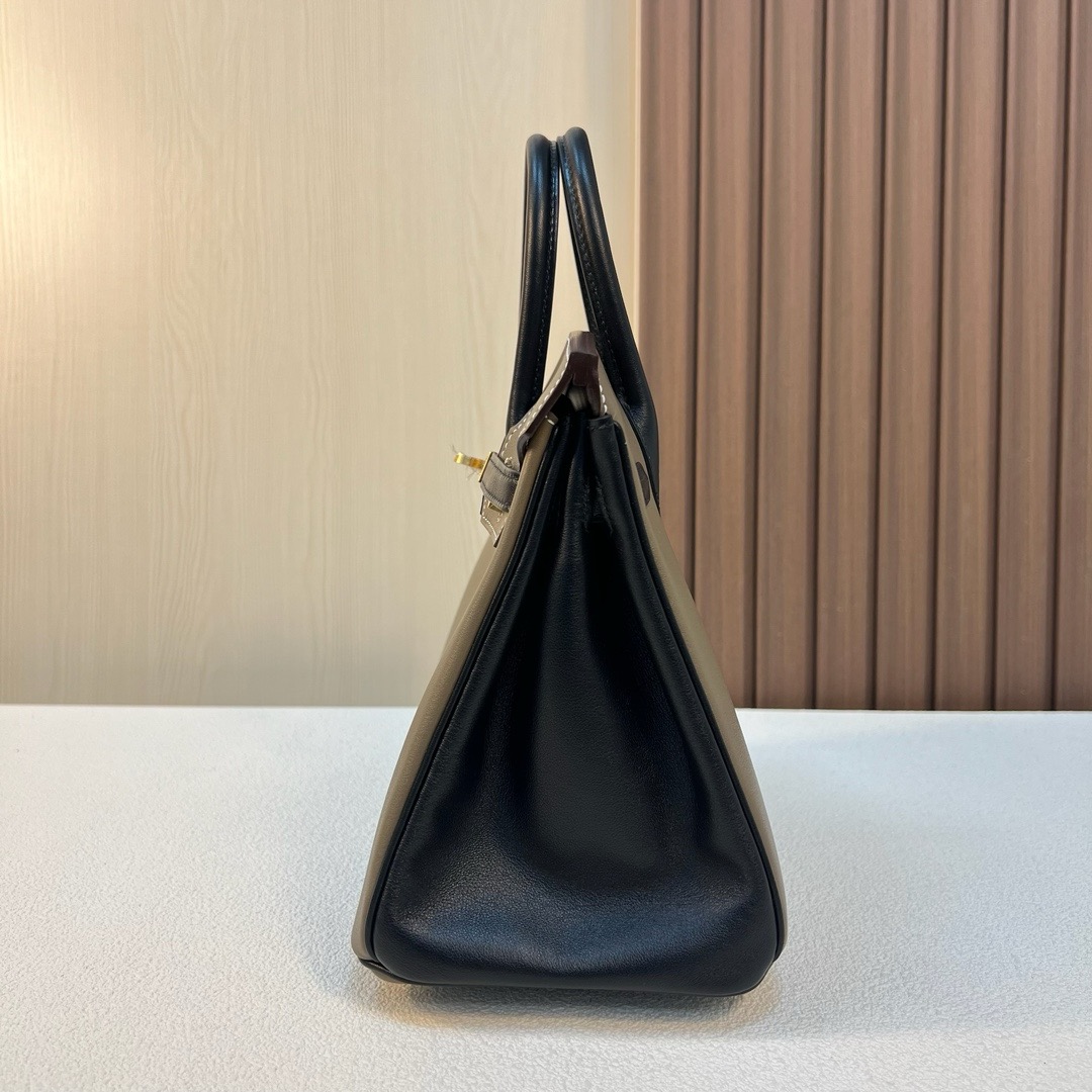 HM BK 25cm Swift 18大象灰 etoupe /89黑色 noir 拉丝金扣 全手工蜡线缝 BGhw
