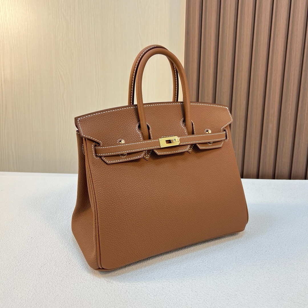 HM BK 25cm Togo皮 原厂小牛皮 CC37金棕色 金扣 全手工蜡线缝 Ghw