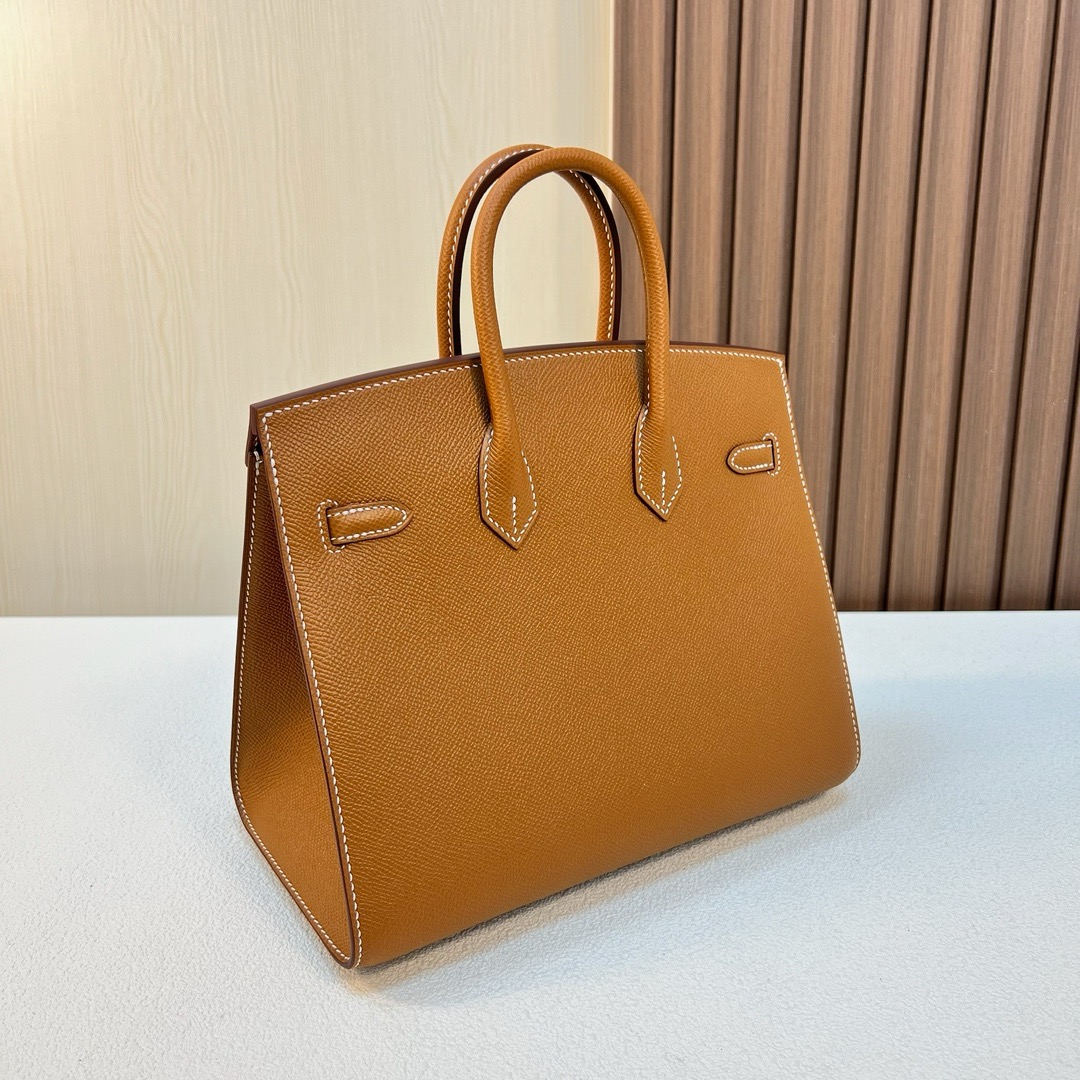 HM BK 25cm 外缝 Sellier Epsom Ck37 Gold 金棕色