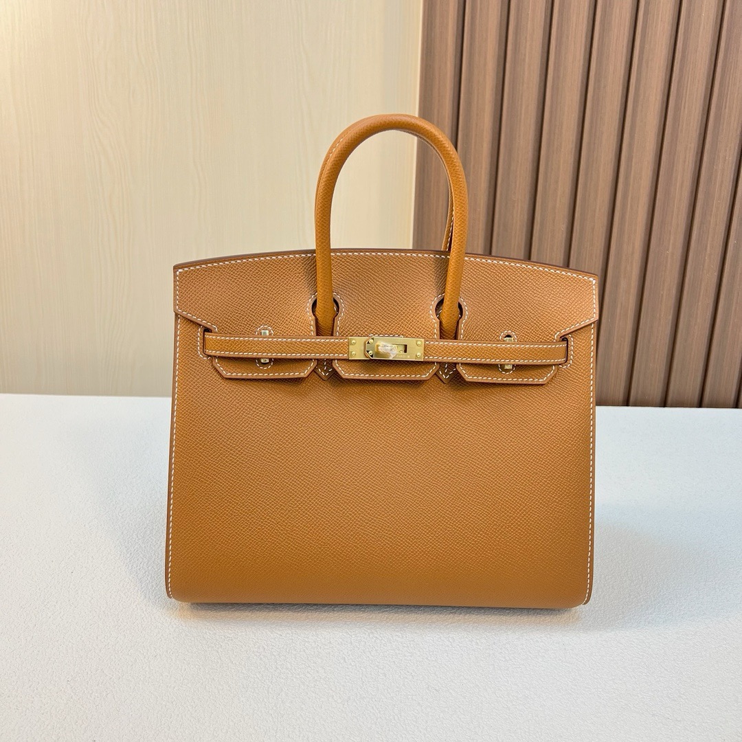 HM BK 25cm 外缝 Sellier Epsom Ck37 Gold 金棕色
