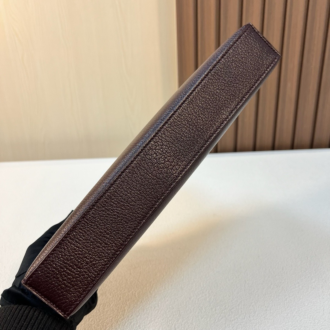 HM KL Elan 27cm Chevre 进口山羊皮 0G rouge 马鞍红 Ghw