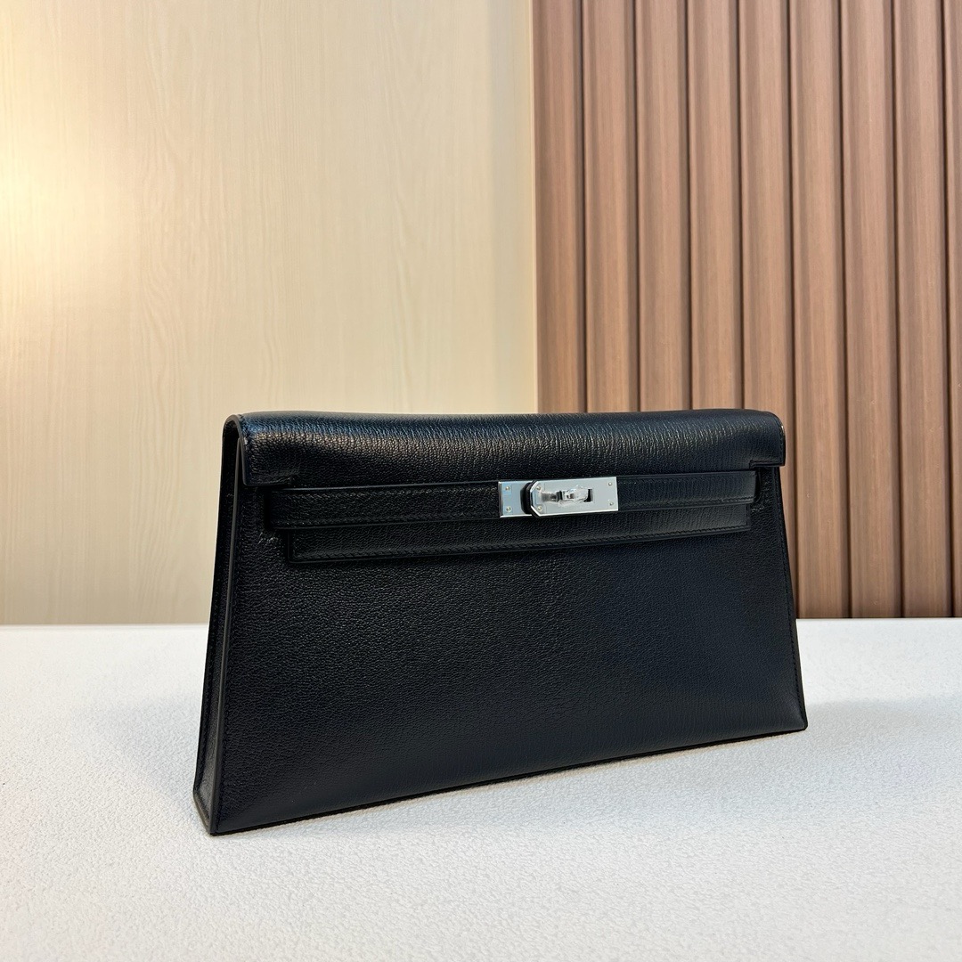 HM KL Elan 27cm Chevre 进口山羊皮 CK89 Noir 黑色