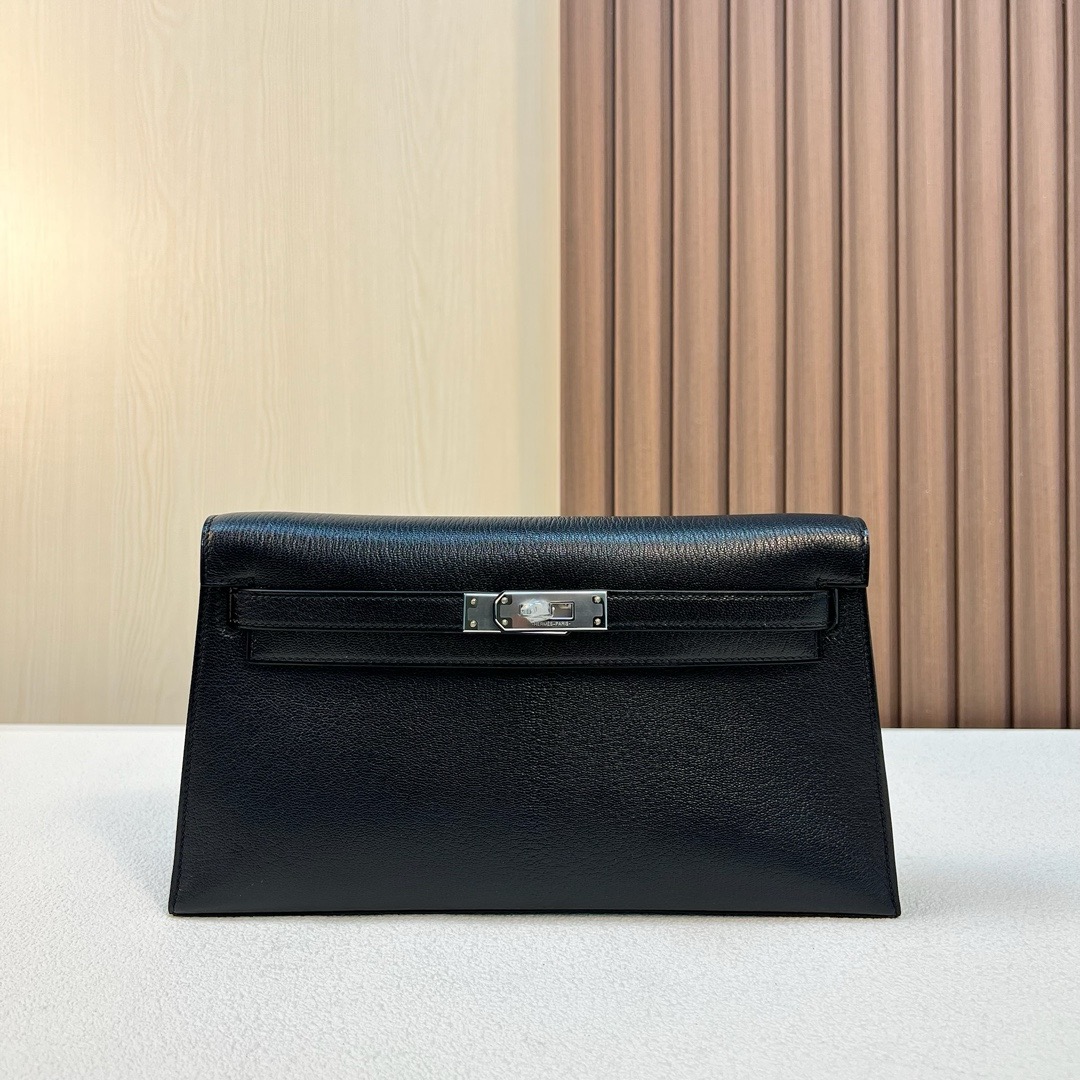 HM KL Elan 27cm Chevre 进口山羊皮 CK89 Noir 黑色