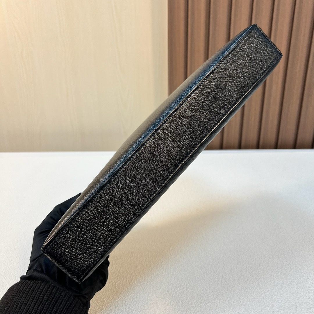 HM KL Elan 27cm Chevre 进口山羊皮 CK89 Noir 黑色