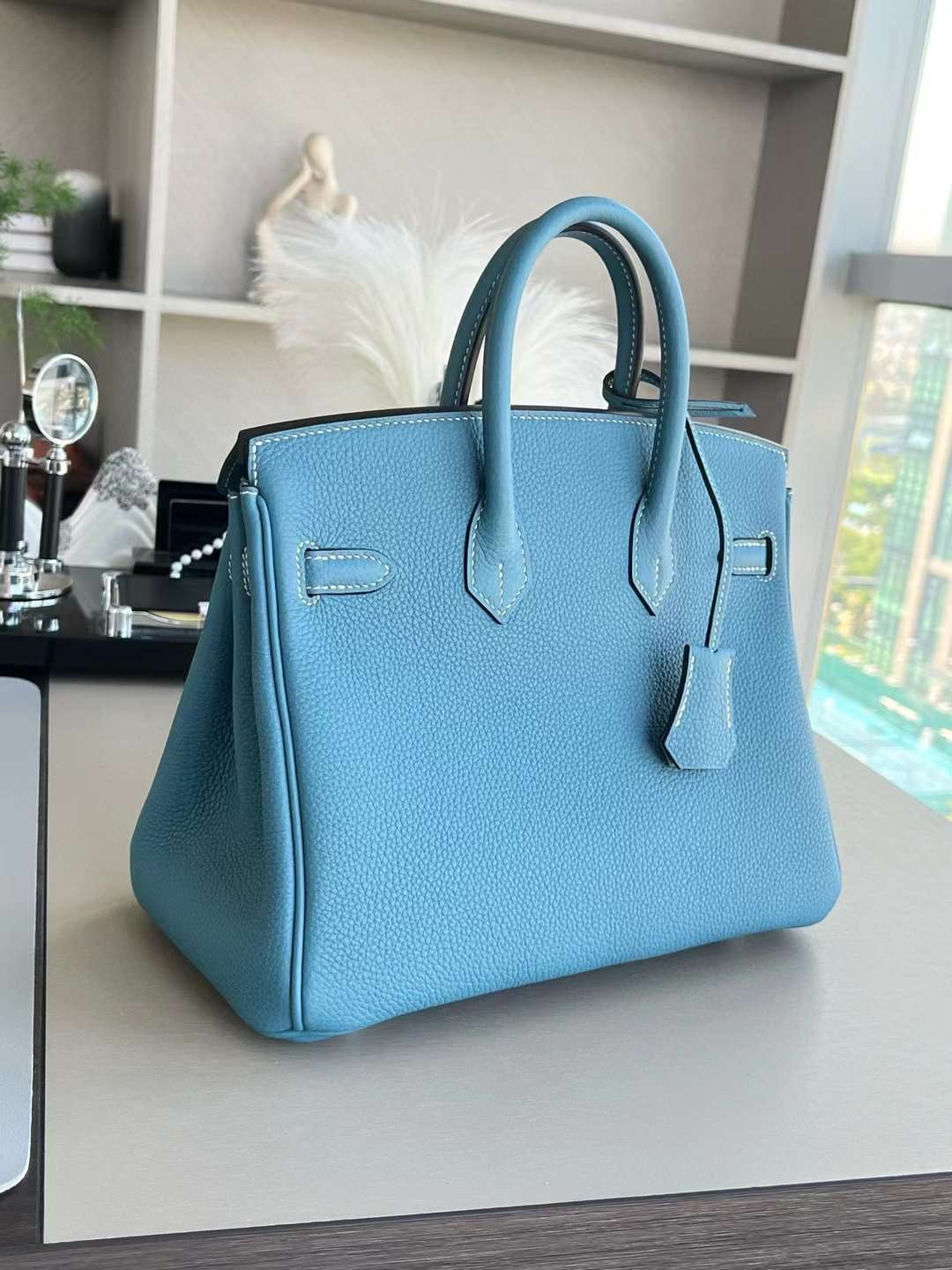 Dubai HM B25 Blue Jean D2 新牛仔蓝togo 银扣