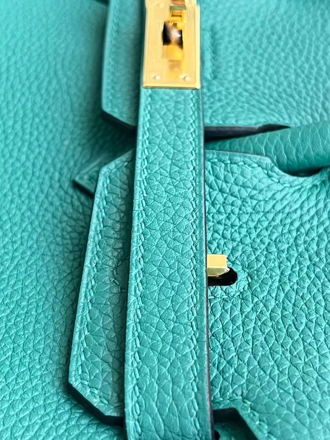Qatar HM BK25 7F 孔雀绿togo 金扣