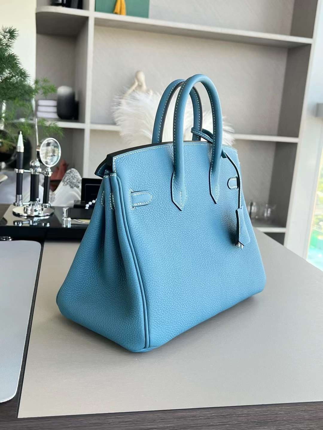 Dubai HM B25 Blue Jean D2 新牛仔蓝togo 银扣
