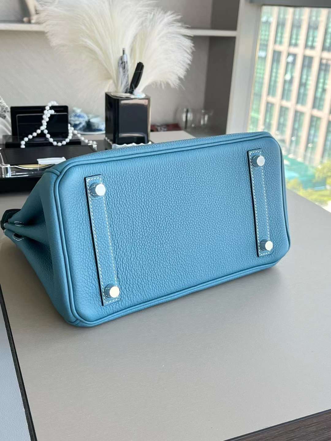 Dubai HM B25 Blue Jean D2 新牛仔蓝togo 银扣