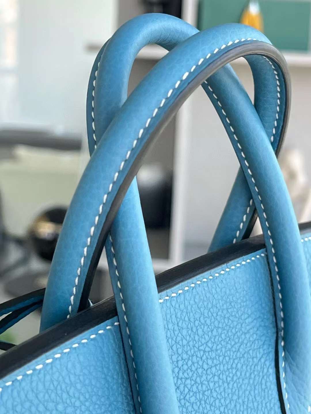 Dubai HM B25 Blue Jean D2 新牛仔蓝togo 银扣