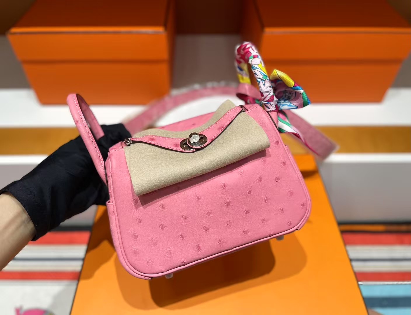 Mini LD Ostrich Pink