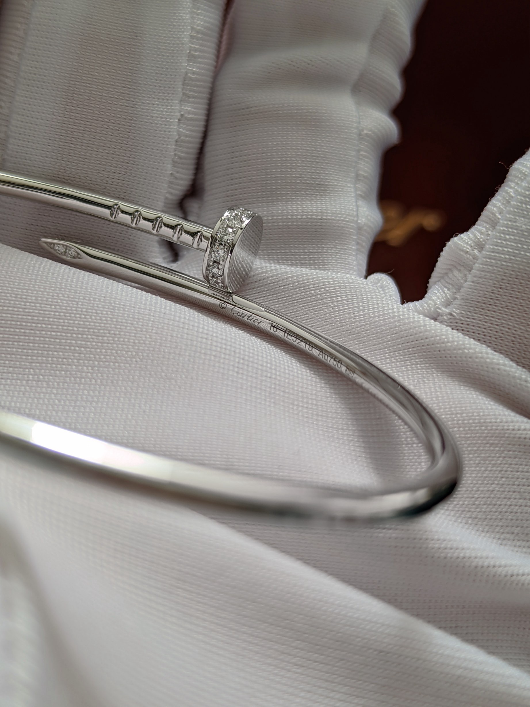Juste Un Clou Bracelet White Gold 18k
