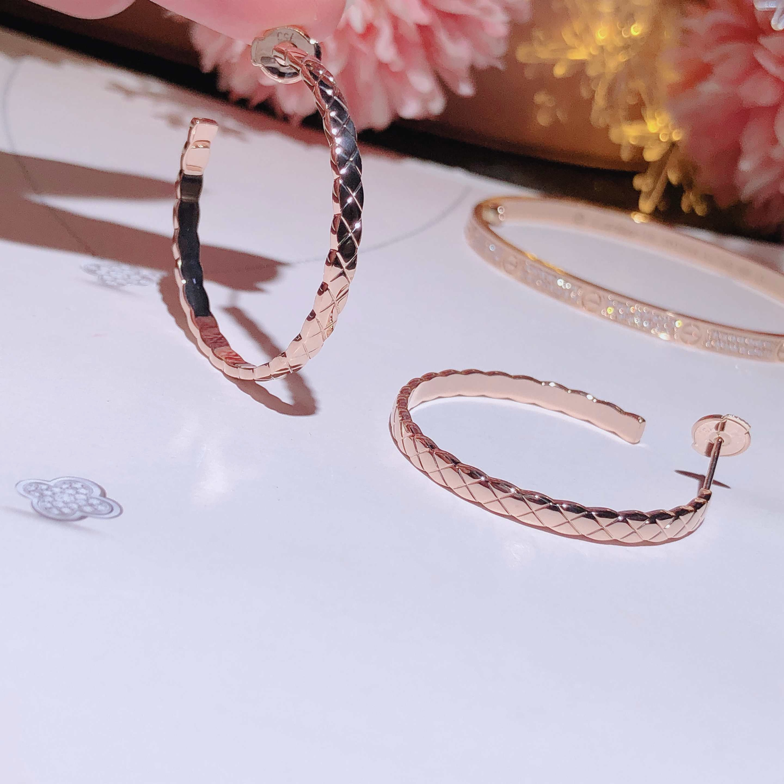 Coco earring 18k gold