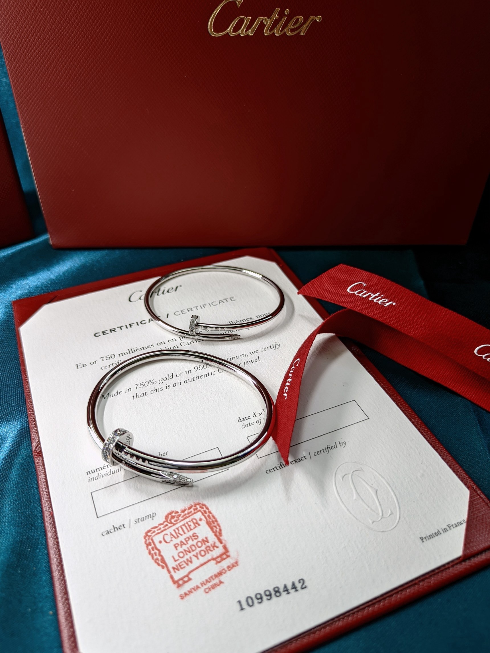 Juste Un Clou Bracelet White Gold 18k