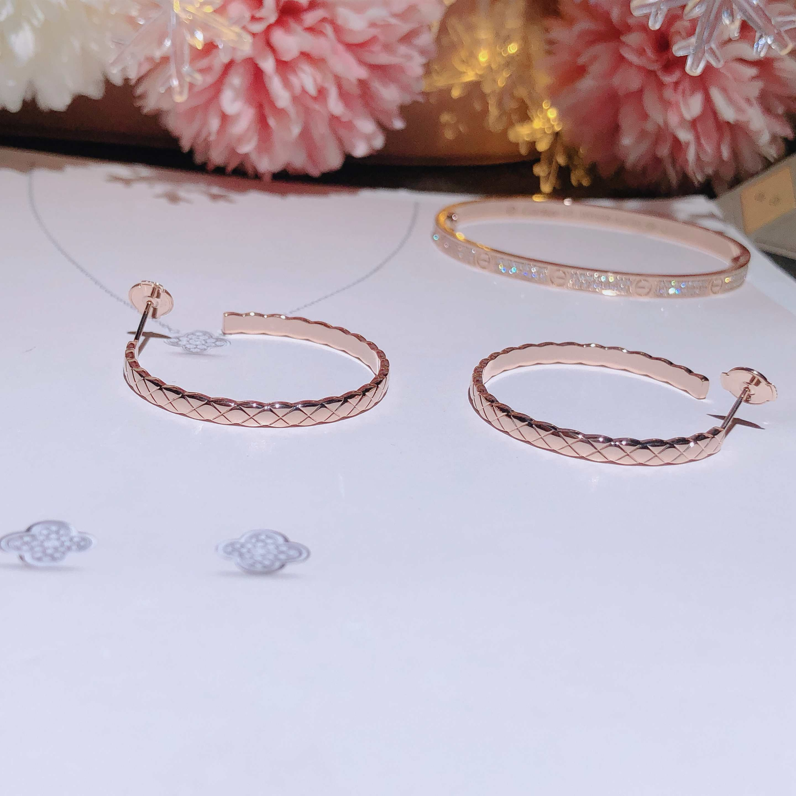Coco earring 18k gold