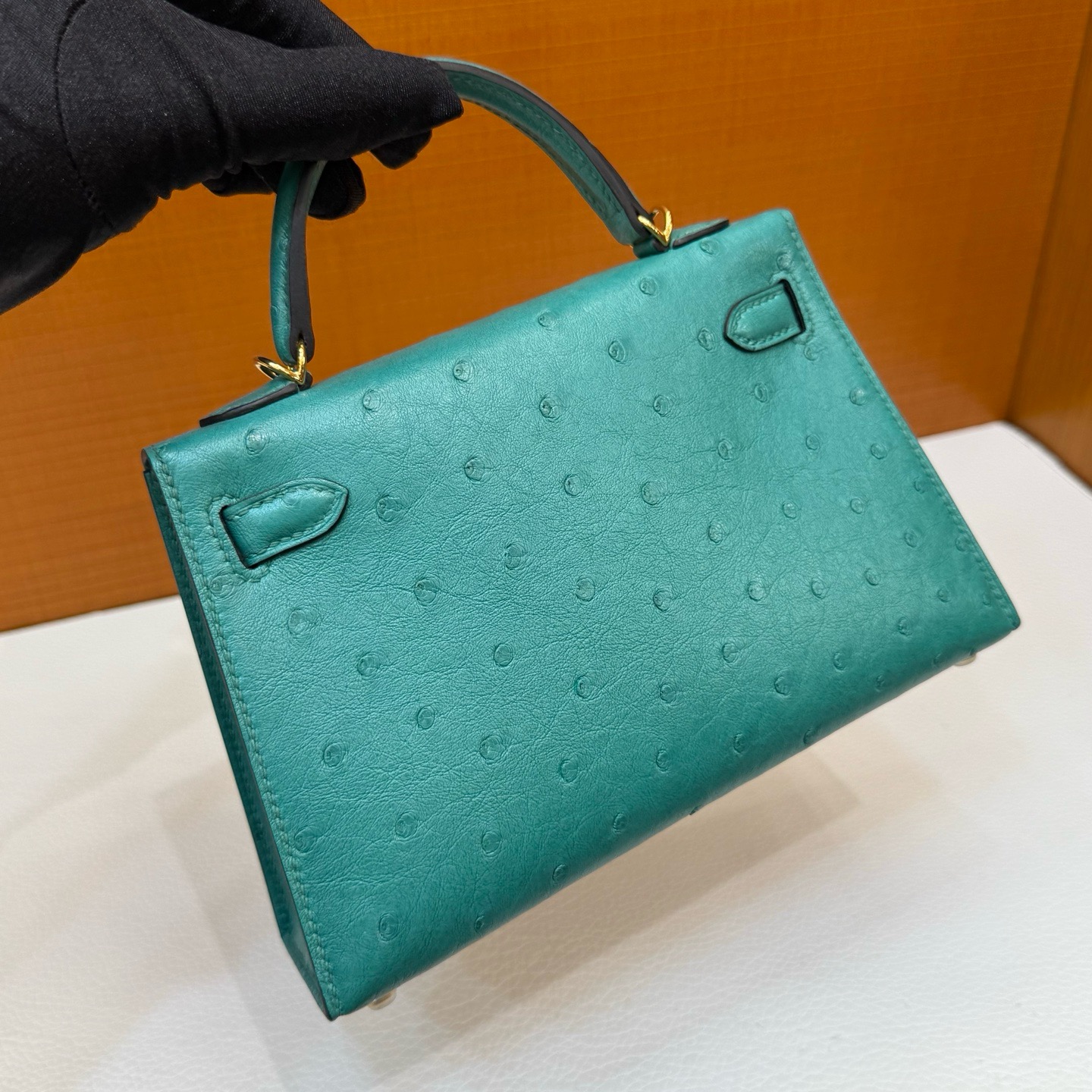 Mini KL Ostrich O6 Vert Jade