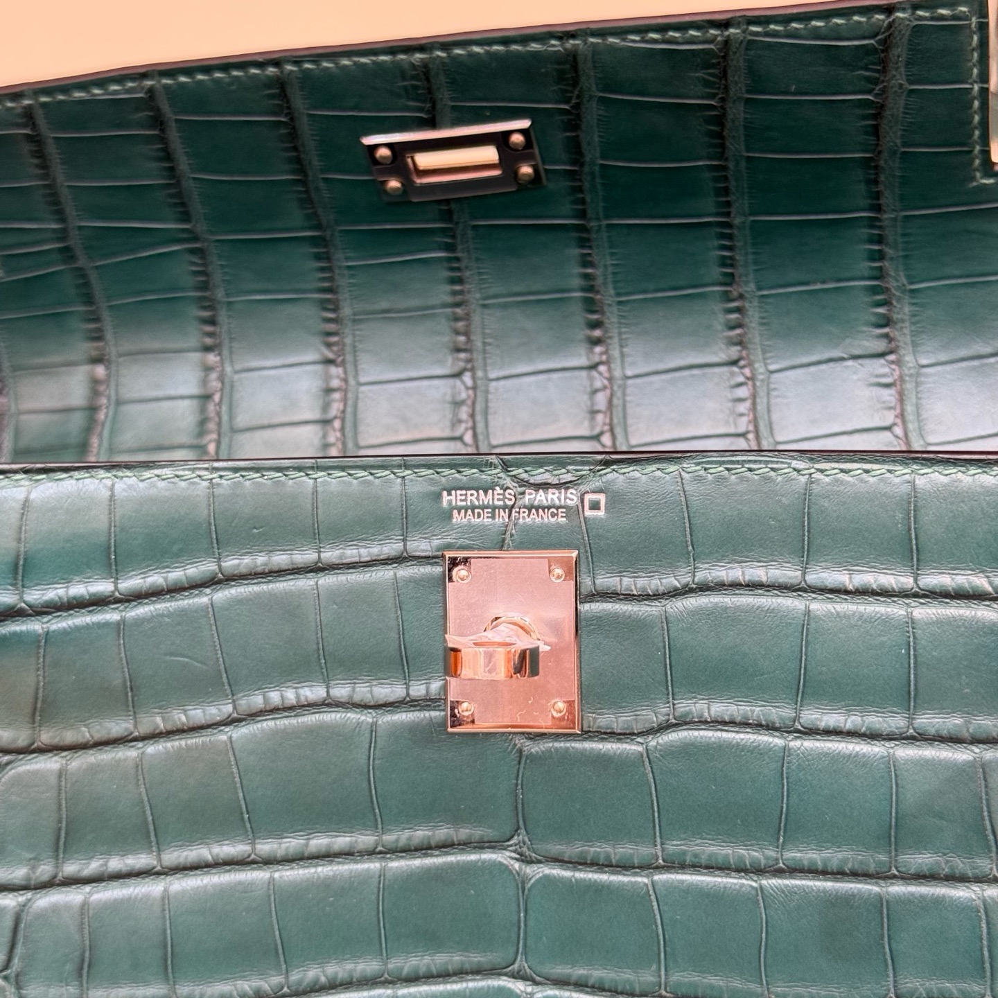 KL Danse 22cm Matte Crocodile 6O Vert Cypress
