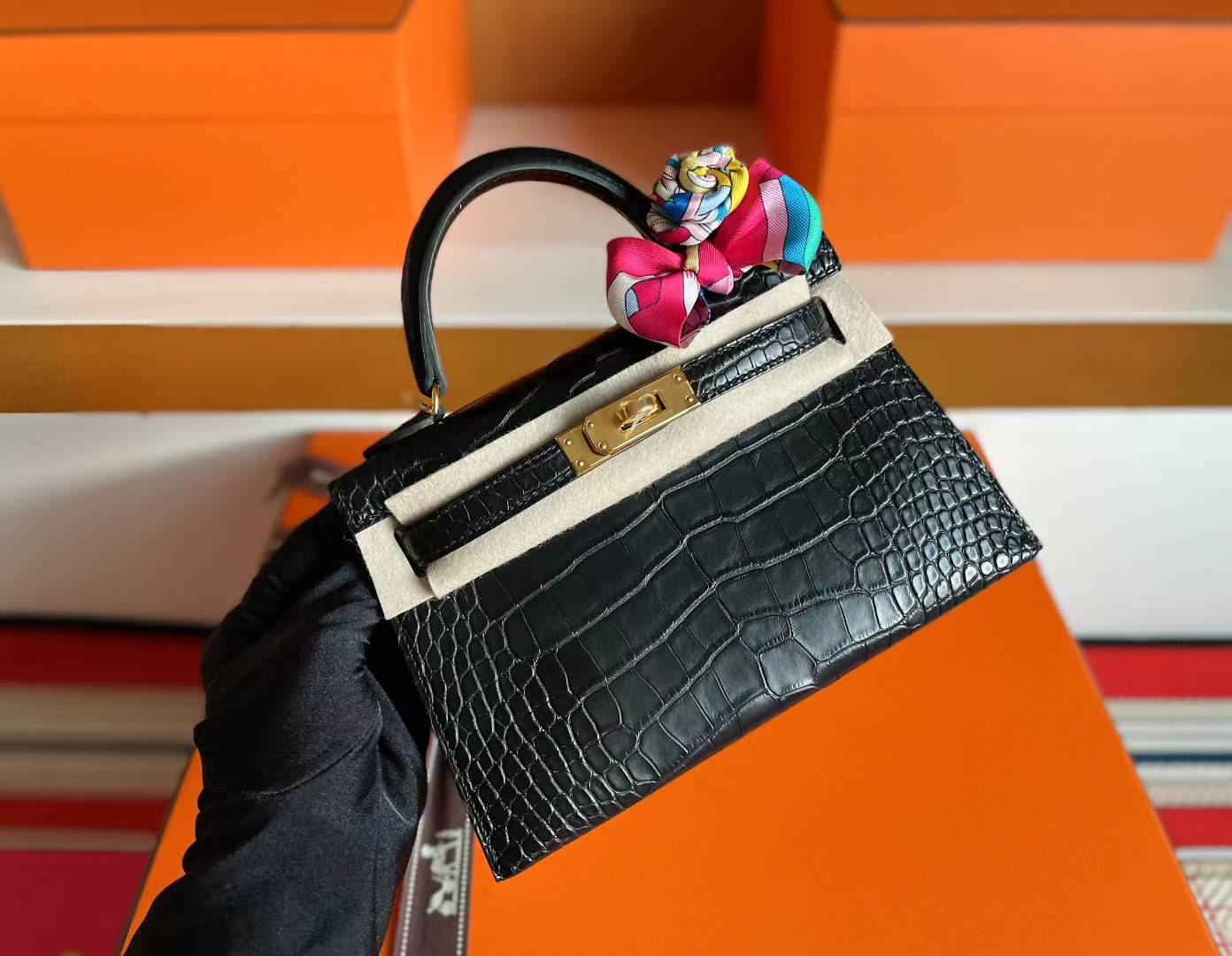 Mini KL Matte Crocodile Ck89