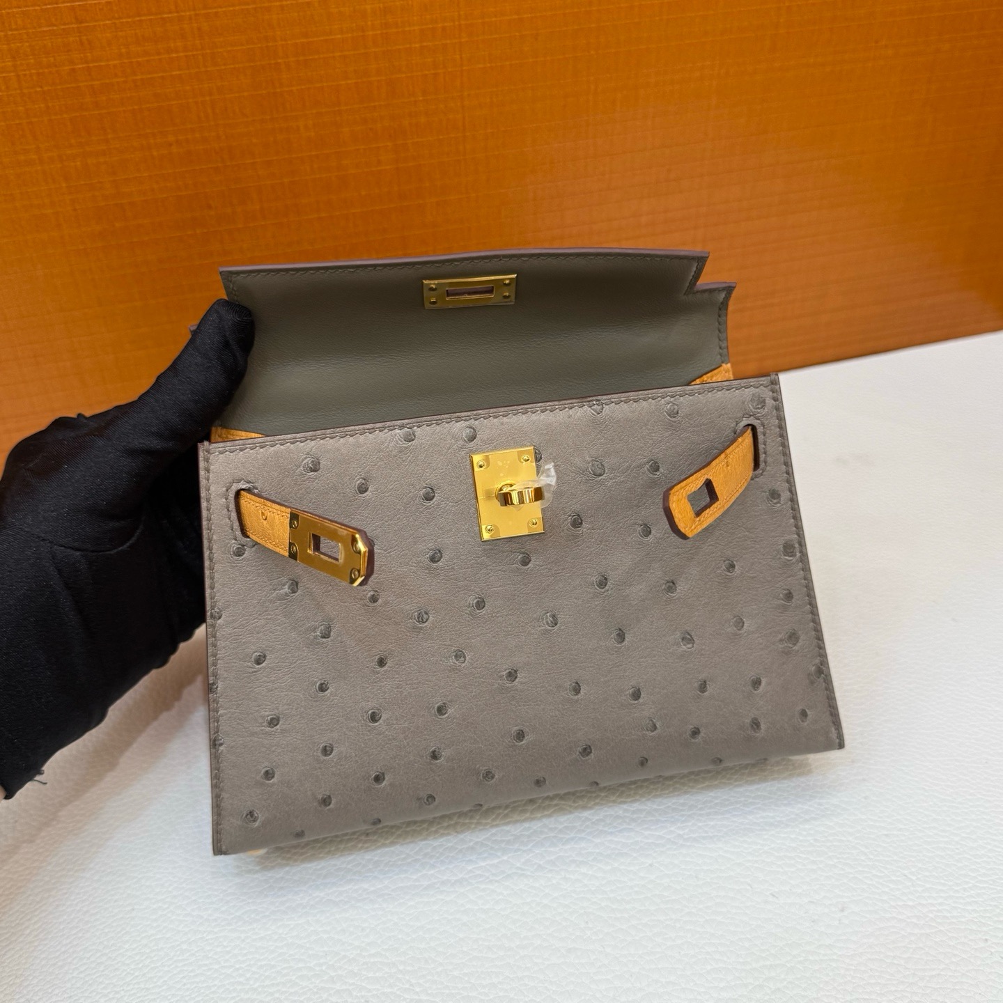 Mini KL Ostrich HSS Ck81 Gris Tourterelle
