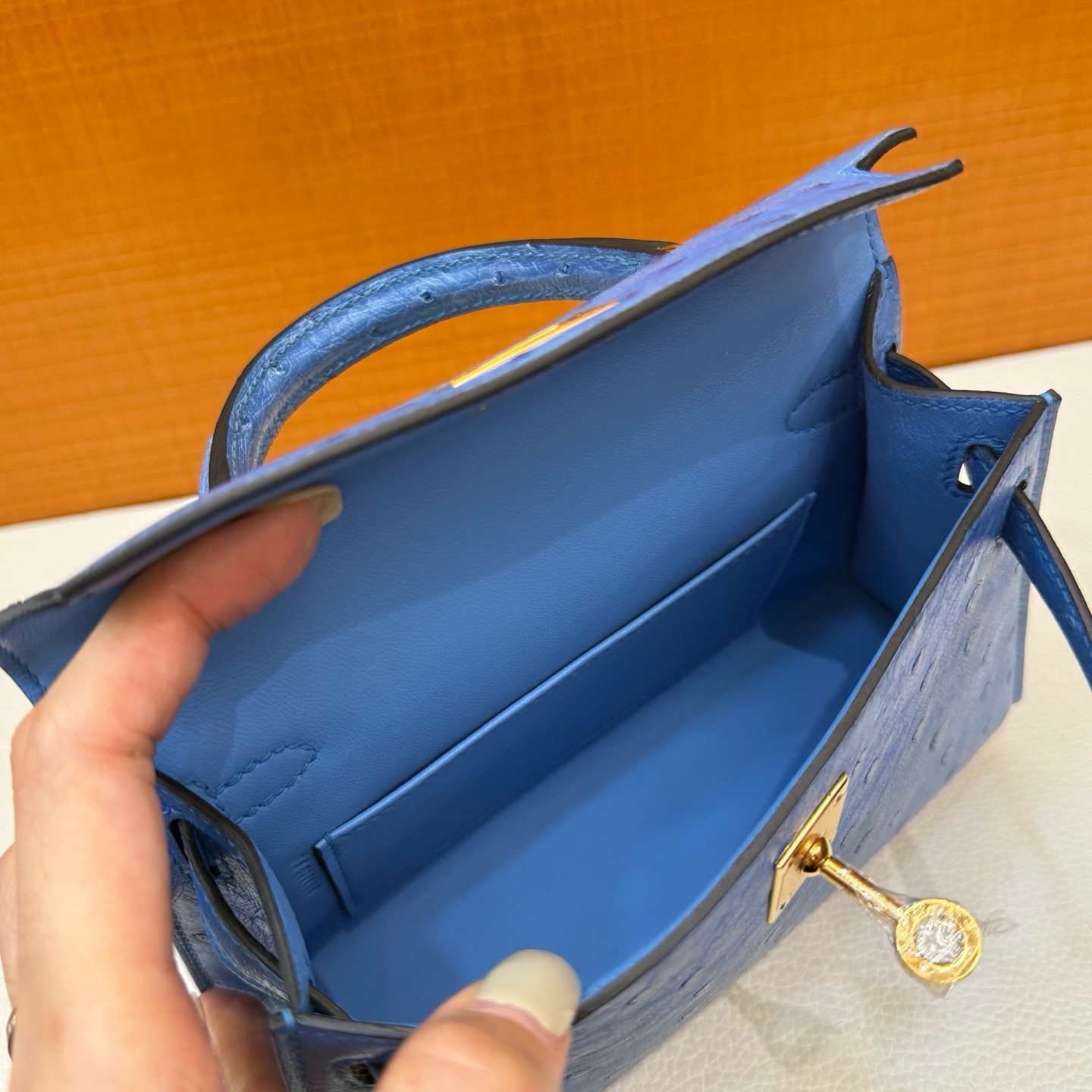 Mini KL Ostrich 7Q Myokonos Blue