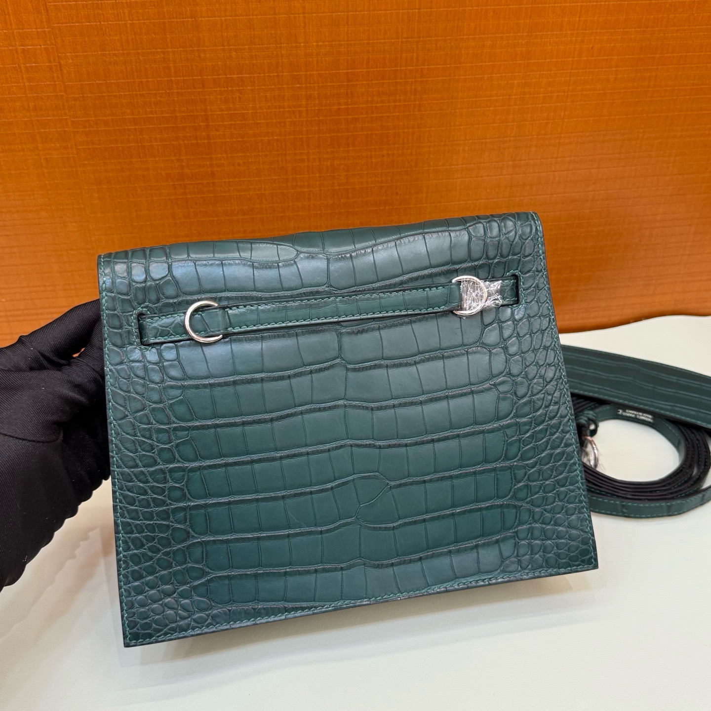KL Danse 22cm Matte Crocodile 6O Vert Cypress