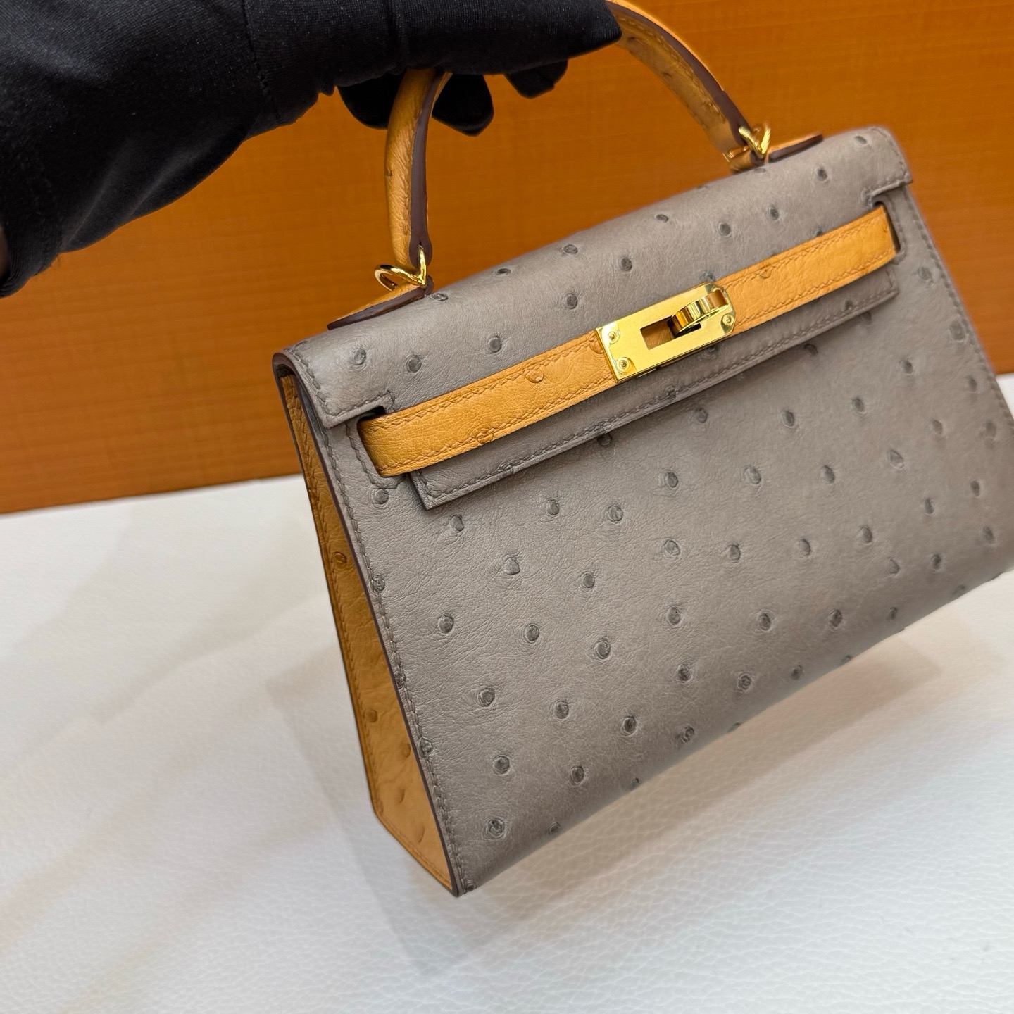 Mini KL Ostrich HSS Ck81 Gris Tourterelle