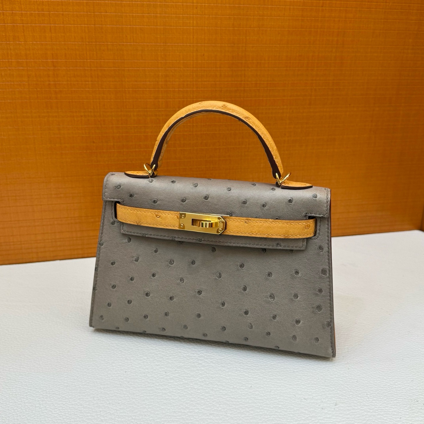 Mini KL Ostrich HSS Ck81 Gris Tourterelle