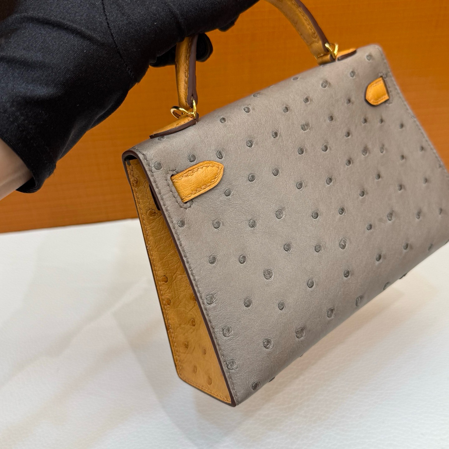 Mini KL Ostrich HSS Ck81 Gris Tourterelle