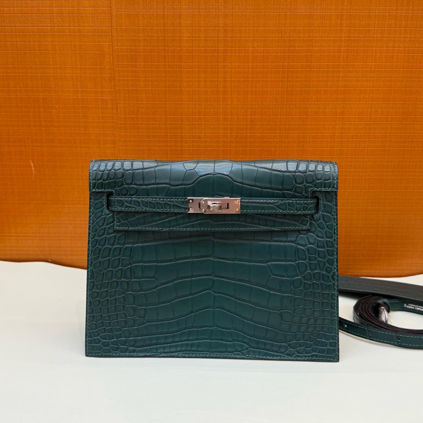 KL Danse 22cm Matte Crocodile 6O Vert Cypress