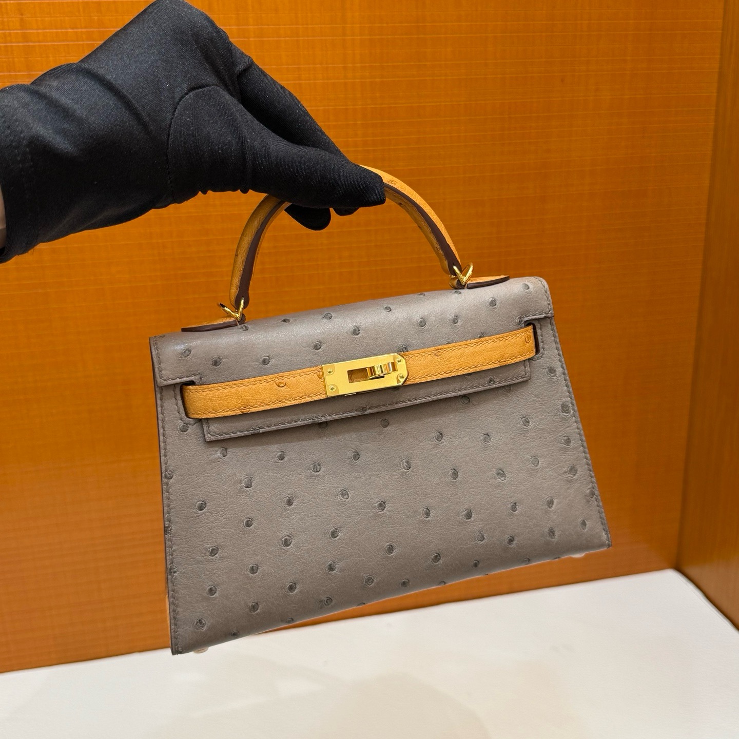 Mini KL Ostrich HSS Ck81 Gris Tourterelle