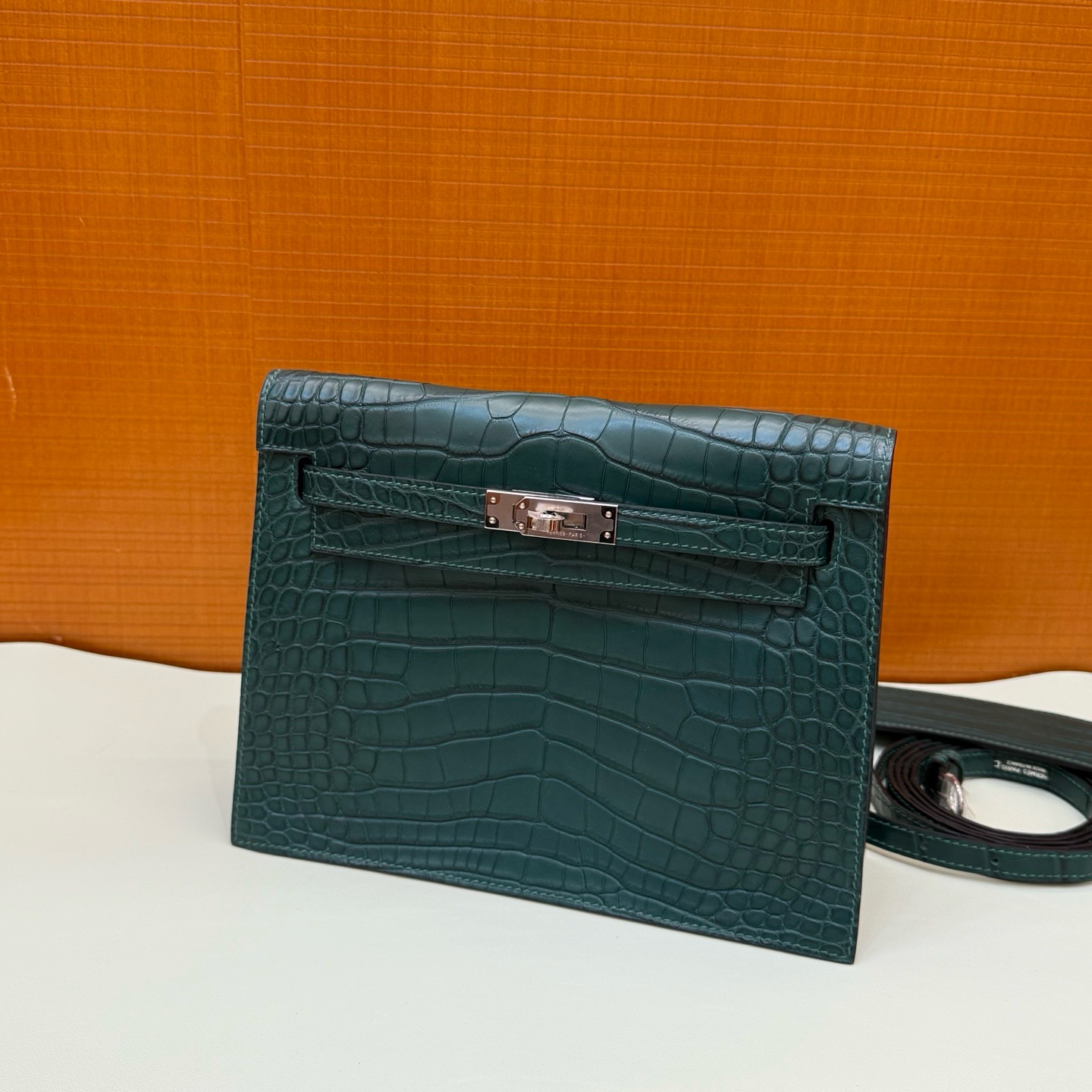 KL Danse 22cm Matte Crocodile 6O Vert Cypress