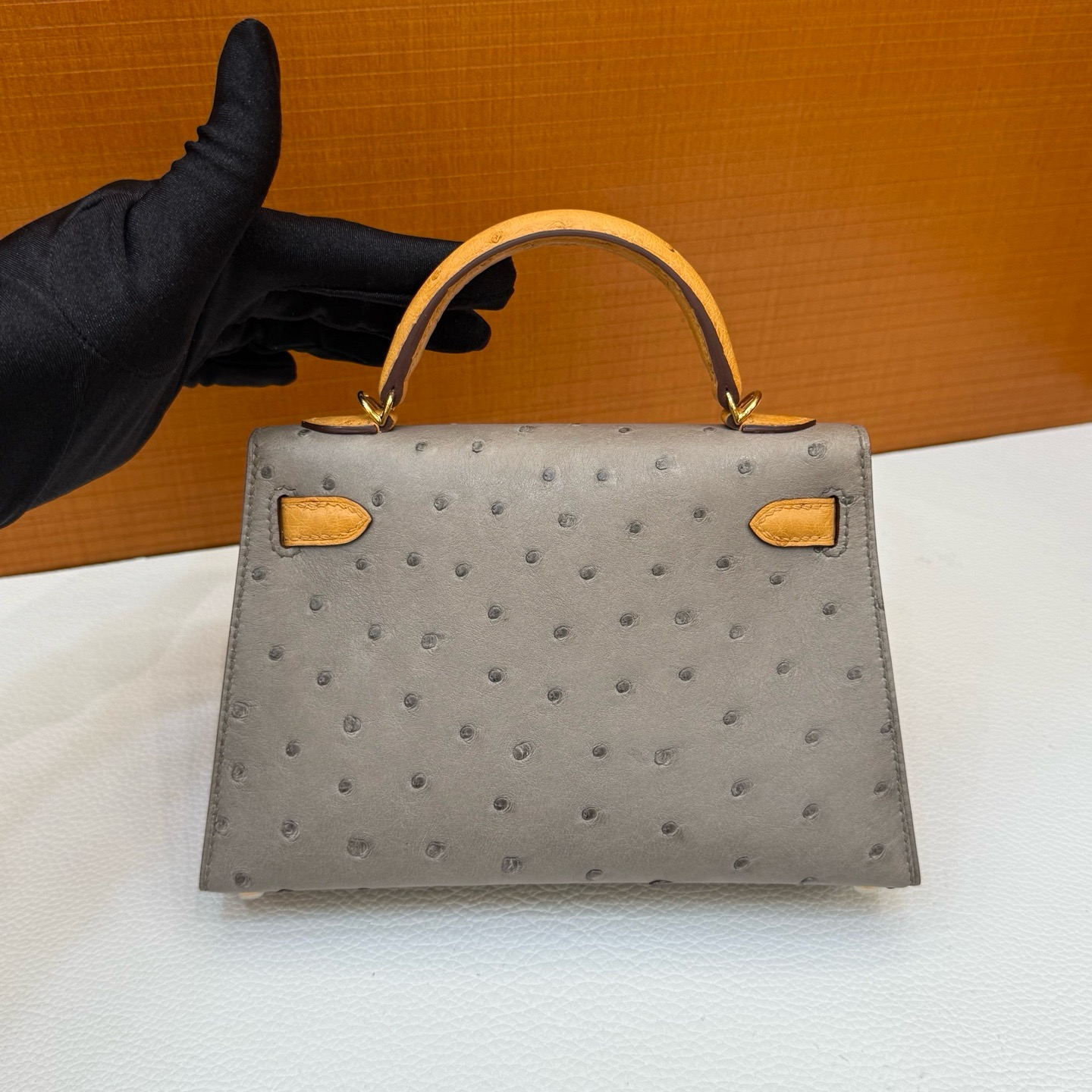 Mini KL Ostrich HSS Ck81 Gris Tourterelle