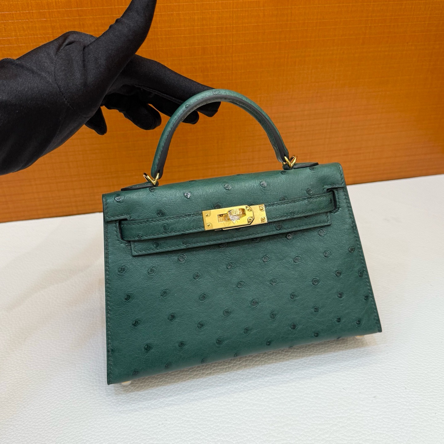 Mini KL Ostrich C67 Vert Foncé