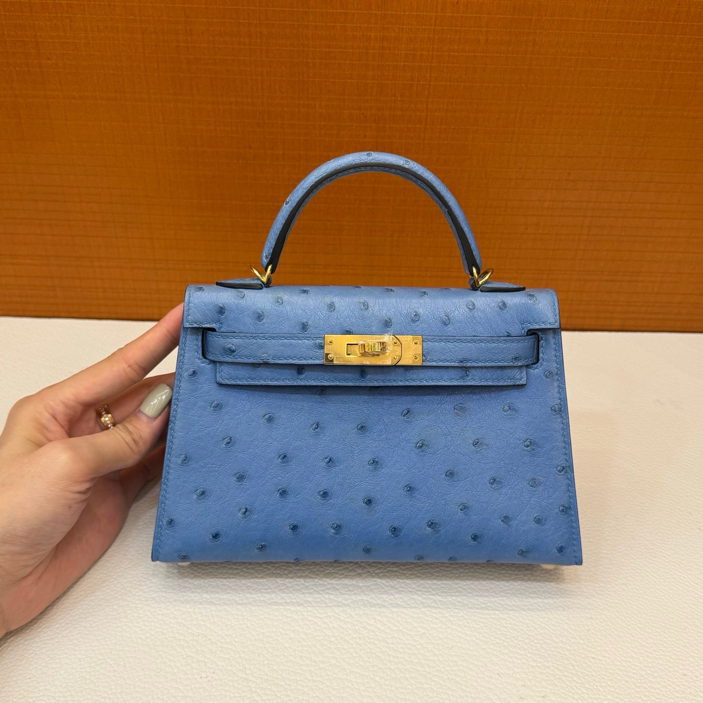 Mini KL Ostrich 7Q Myokonos Blue