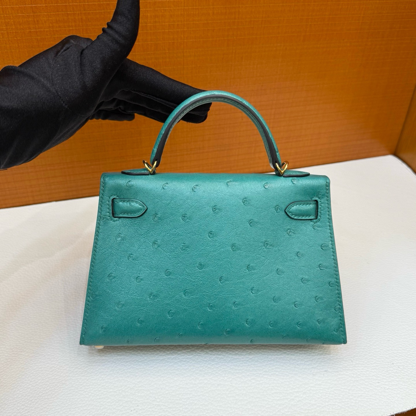 Mini KL Ostrich O6 Vert Jade