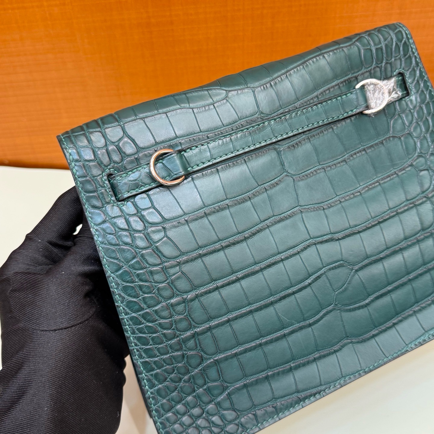 KL Danse 22cm Matte Crocodile 6O Vert Cypress