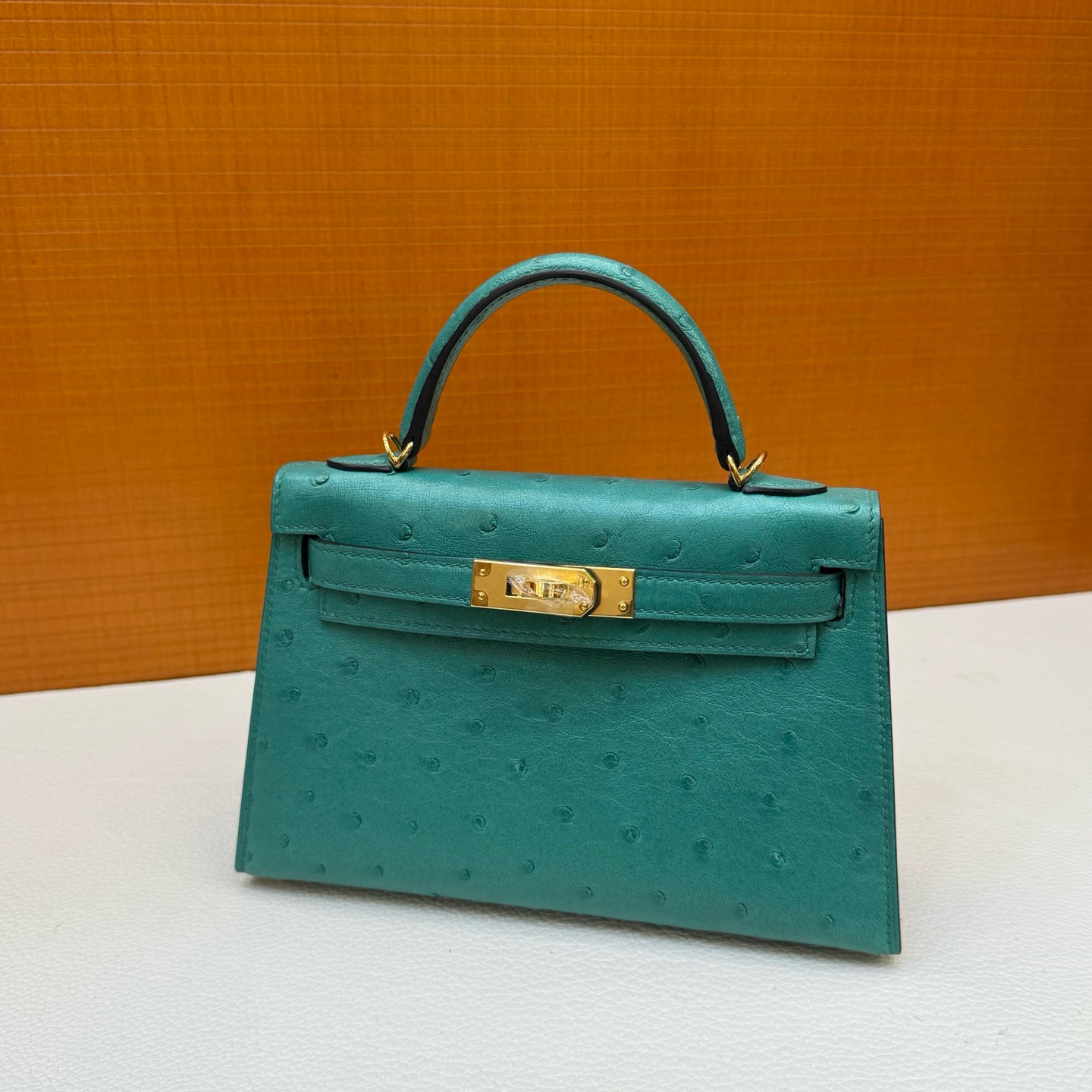 Mini KL Ostrich O6 Vert Jade