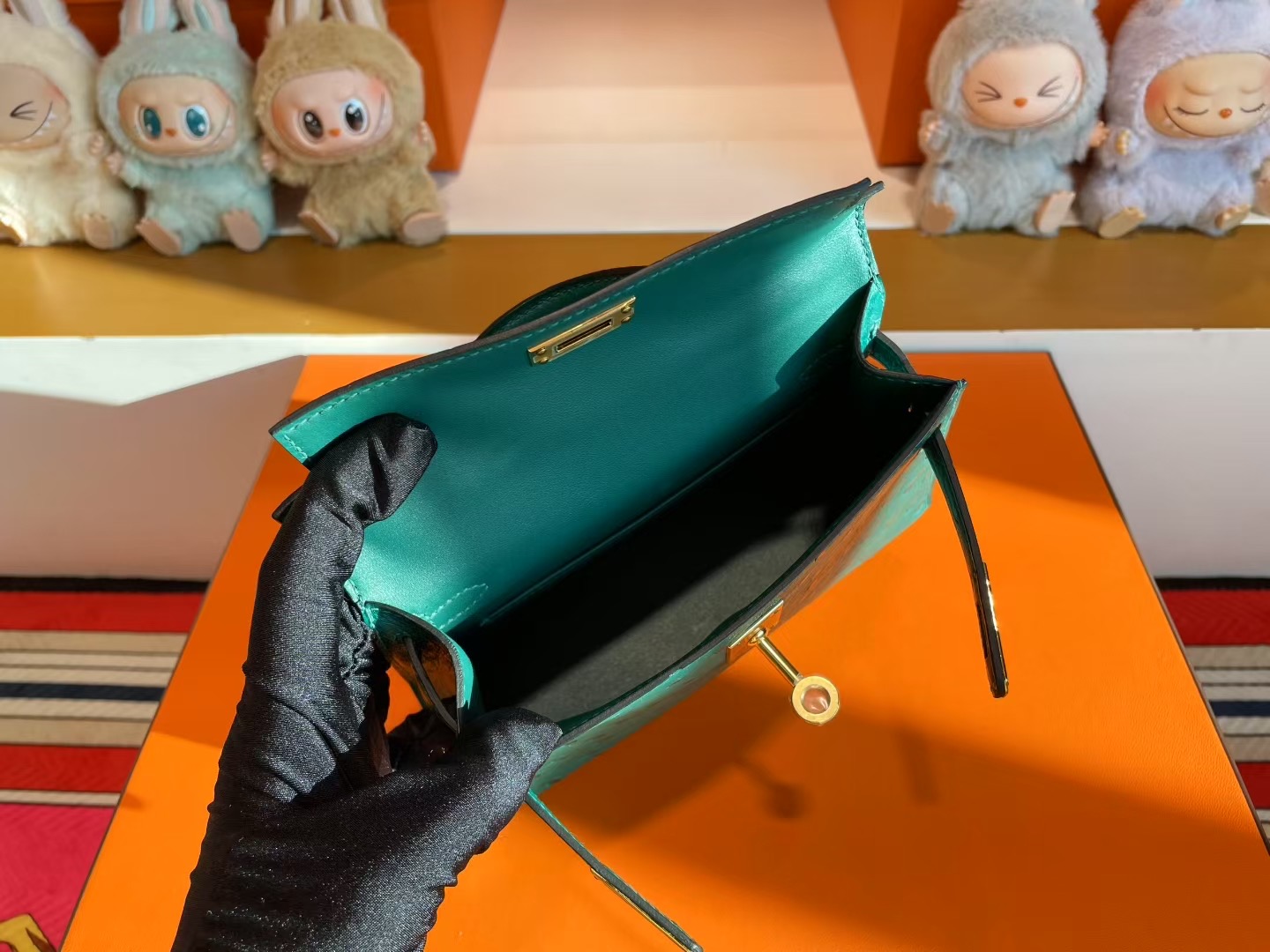 Mini KL Ostrich U4 Vert Vertigo