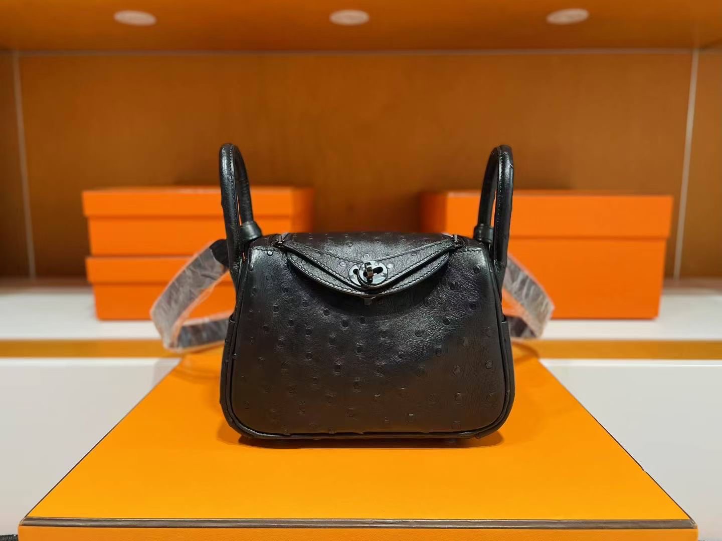 Mini LD Ostrich So Black