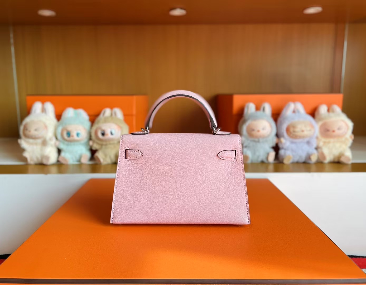 Mini KL Chevre Leather 3Q Rose Sakura